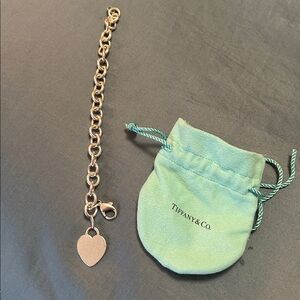 Tiffany and co silver bracelet. 

Can be engraved